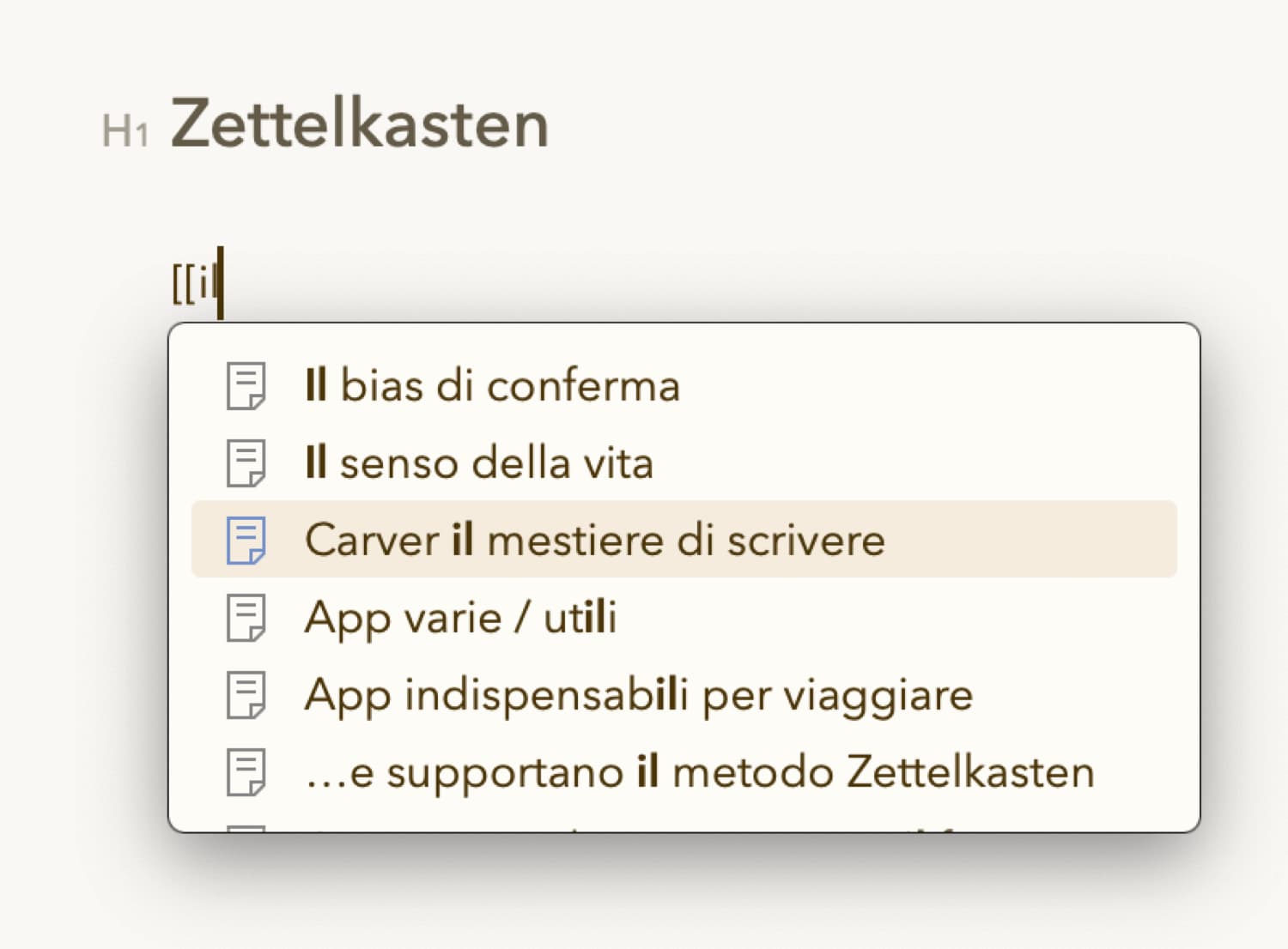 App Bear: Un Potente Strumento per il Metodo Zettelkasten